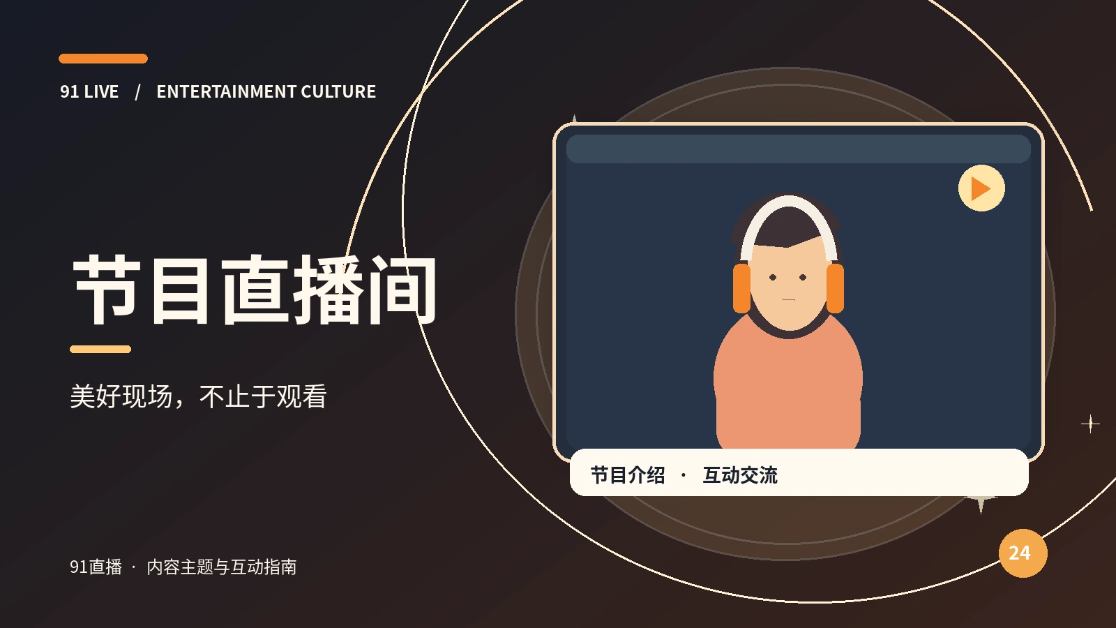 现场节目状态